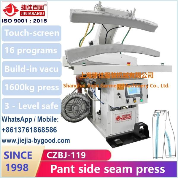 Touch Screen Garment Pressing Machine With Adjustable Pressure For Full Pant