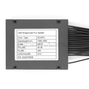 Pre-Connectorized 1×64 PLC Splitter for FTTH – Ruggedized Cassette Optical