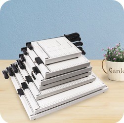 Lightweight 1.55kg A4 Iron Guillotine Paper Cutter for Office School Home