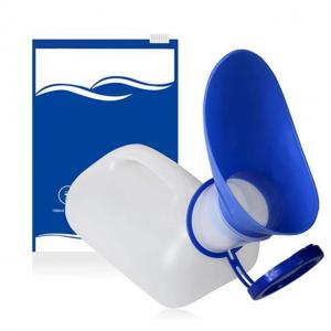 Cheap Unisex Urinal for Car Toilet Urinal for Men and Women Bedpans Pee Bottle With a Lid and Funnel Plastic Can for Car Old Man for sale