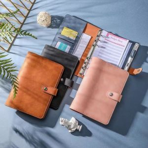 A5 A6 Soft PU Cover Notepad in Different Leather Colors for Customized Business Needs