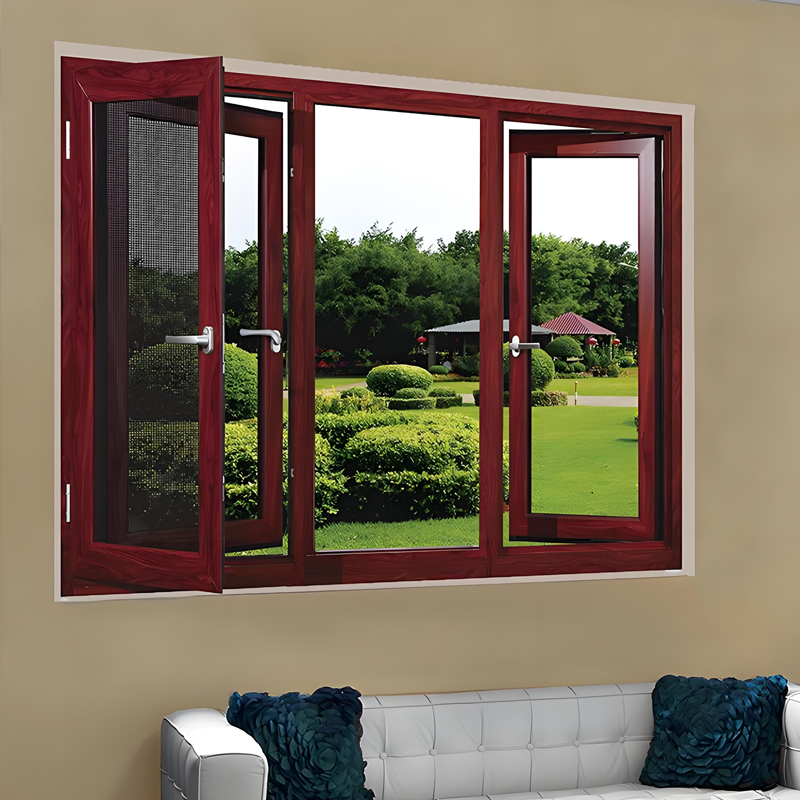 Double Glazed Unitized Curtain Wall 100mm Frame Depth 6mm Panel Thickness for