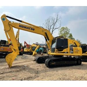 24TON Komatsu Excavator with 119 kw Power and Original Hydraulic Valve at