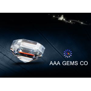 Colorless Lab Created Moissanite Asscher Cutting Shape 4.5 MM