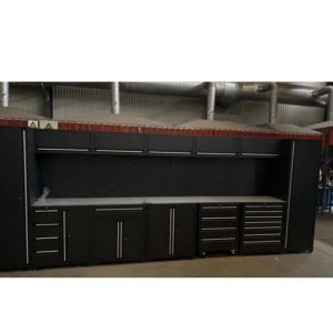 Multi Drawers Optional Red Flat Pack Garage Cabinets for Car Repair Workshop