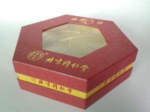 Cheap Hexagon Shape Elegant Rigid Gift Boxes, Luxury Food Packaging Box For Festival Gift for sale