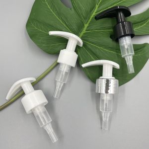 Anti Clockwise 24/410 Lotion Dispenser Pump Black 2CC Shiny Silver Metallized