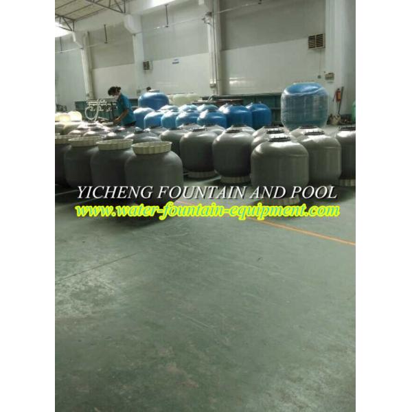 Top Mount Fiberglass Swimming Pool Sand Filters For Pools / Ponds Filtration