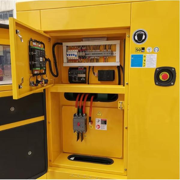 SHX 65KVA Super Silent Diesel Generator Sets Intelligent Control Panel Water