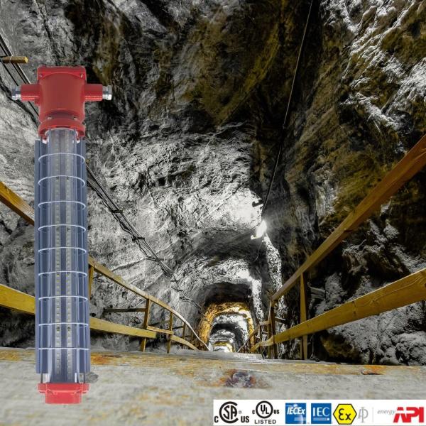 Ex Mining IP66 Ik10 LED Explosion Proof Light For Tunnel Underground Constructio