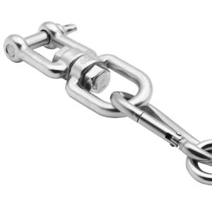 Snap Shackle Stainless Steel 316 Jaw Eye Swivel Shackle for Rigging Hardware in