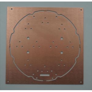 2 Layer Copper PCB 2W/M*K Copper Base 1.6mm Thickness Black Soldermask