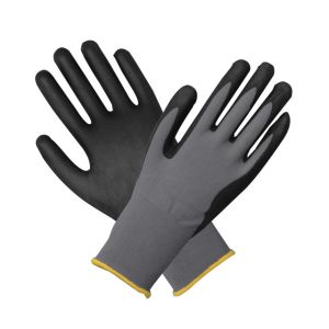 China Customized Size Nitrile Work Gloves , Safety Work Gloves For Gardening on sale