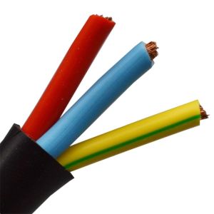 RVV 3 Core PVC Cable Wire Ul Thhn Thwn Sheathing Electrical Cables