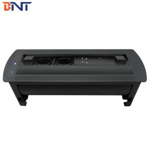 Conference Multi-function Tabletop Hidden Rotating Power Socket Connection Box