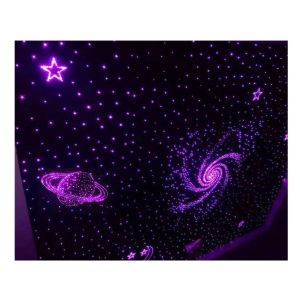 High CRI Ra 85 Star Ceiling Panels with Intergrated Small RGB Light Unit and RGB