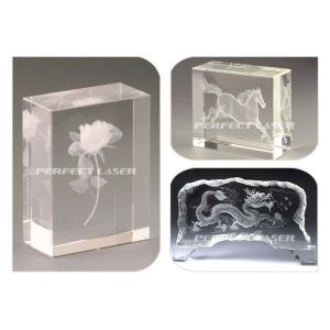 Air Cooling Yag Diode Pump 3D Laser Engraving Machine Suitable For All Crystal