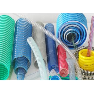 Spiral Reinforced Plastic Pipe Extrusion Line , PVC Plastic Spiral Suction Hose