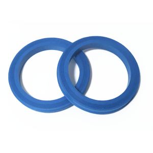 Nitrile 80 Shore A 4 Inch Hammer Union Lip Seal Rings With Stainless Steel Backing