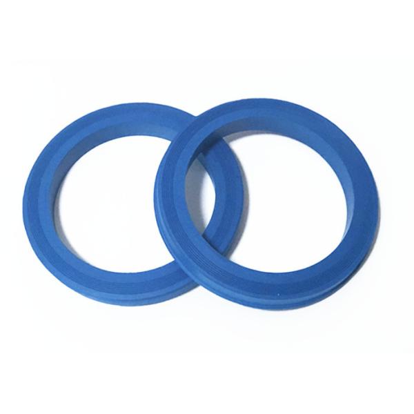 Quality Nitrile 80 Shore A 4 Inch Hammer Union Lip Seal Rings With Stainless Steel Backing wholesale