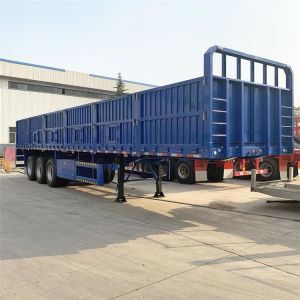 China Cargo Logistics 3 Axle 60t China Side Wall Semi Trailer on sale