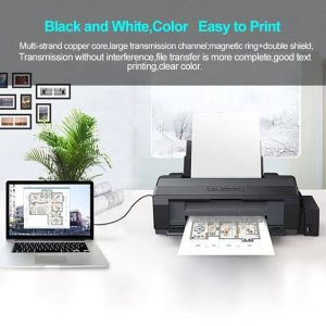 High Speed Data Charging 1M Type A Male to B Male USB 2.0 Cable for Printer