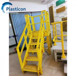 China Pultrusion FRP Stair Fibre Reinforced Plastic Stair Customized on sale