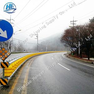 Traffic Plastic Pliable Barrierrotating Bucket Guardrail