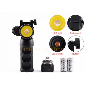 High Lumen Tactical Flashlight With Mount / Powerful Tactical Flashlight For