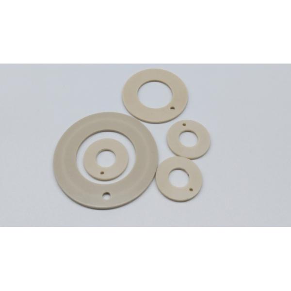 White PTFE Parts Chemical Corrosion Resistance PEEK Seal Ring Customized 90 shore A