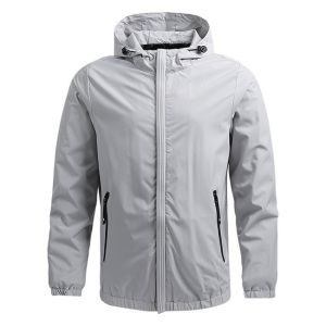 China 100% Polyester Pandex Outdoor Windbreaker Jacket Thin Fall Jacket on sale