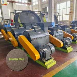 Horizontal Type Shaft Impact Crusher Machine Half Wet Material Crusher