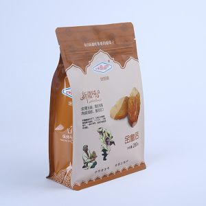 Flat Bottom Nuts 1kg Zip Pouch Food Packaging Matte Black Resealable Aluminium