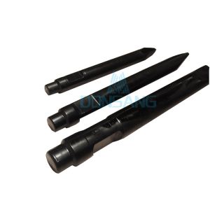 Gold Hydraulic Breaker Chisel Moil Point 150mm Diameter Rock Breaker Chisel