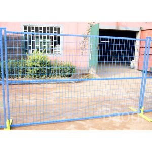 Commercial Construction Sites Temporary Mesh Fence With 25*25 Mm Frame Outside