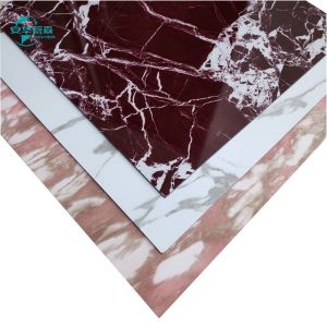 China 1220mm Marble Design Aluminum Composite Panel on sale