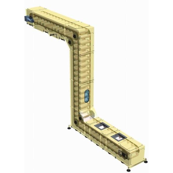 Metal Stainless Steel Chain Conveyor Belt Heavy Scraper Elevator Stacking