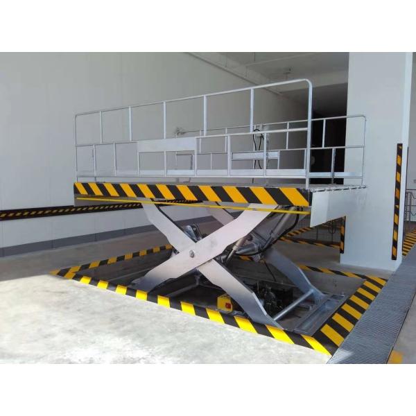 Portable offloading Dock Equipment 2100x2100mm 1000kg Hydraulic Scissor Dock