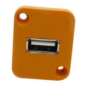 Female To Female USB 2.0/3.0 Coupler/Adapter With Panel Stop & Screw hole