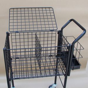 800mm Height 370mm Width Sports Equipment Rack For Garage With Wheels