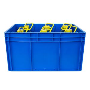 Shipping Plastic Crate Stackable Reusable and Tough with Customized Color