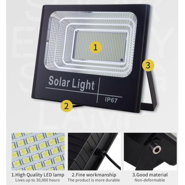 400Lm SAA Solar Panel Flood Lights 32WH Battery Operated Outdoor Remote Control
