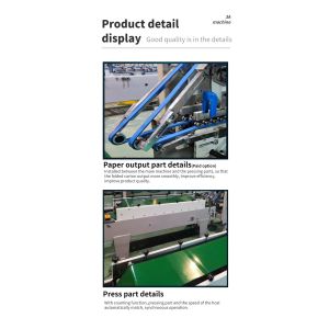 Easy to Operate Folder Gluer Mini Box Folder Gluing Machine for Side Glue and