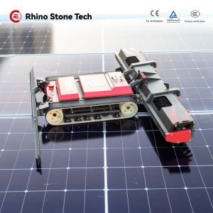 High Efficiency Remote Control Solar Panel Cleaning Robot with Dual-Head