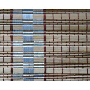 Functional Natural Bamboo Roll Up Window Blind Environmental Friendly