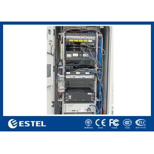 40U Standard 19inch Outdoor Enclosure Hybrid Power Cabinet With Solar Energy And
