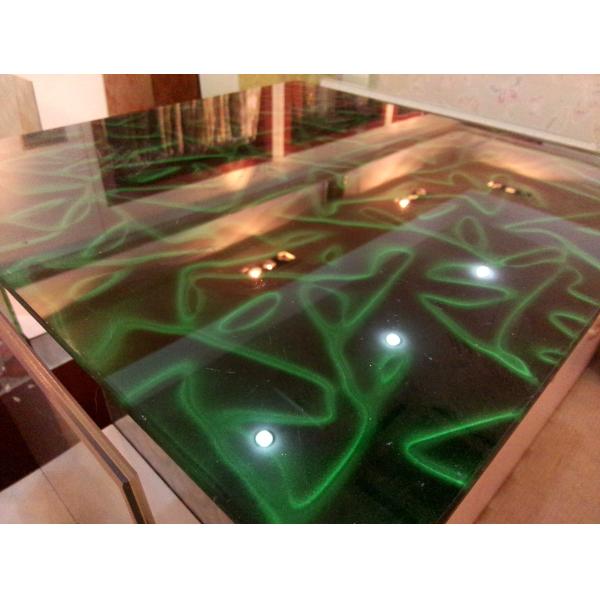 EVA decorative glass insertion