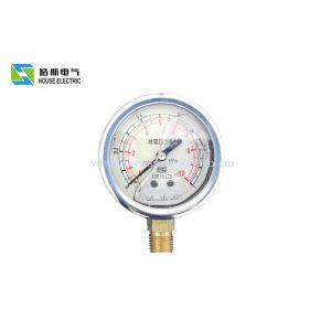Cheap SS304 Center Pivot Irrigation Parts Hydraulic Typed Gas Pressure Gauge for sale