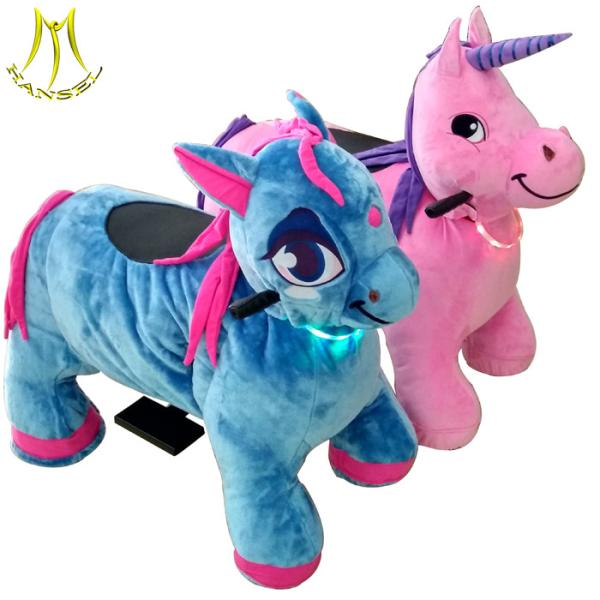 Quality Hansel plush animal scooters in mall and motorized ride on dinosaur with plush riding toys motorized animals wholesale