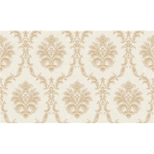 Quality Italy Style Pvc Deep Embossed Wallpaper Waterproof With Damask Design wholesale